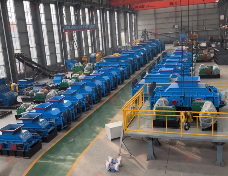 全液壓對輥制砂機(jī)